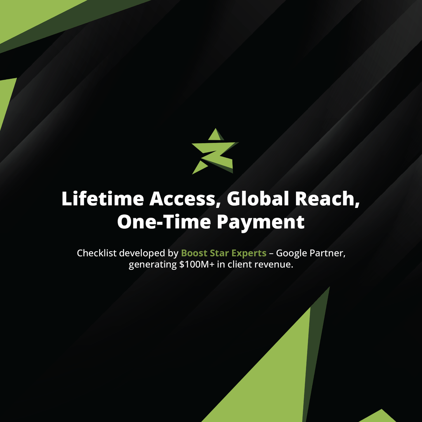 BOOST STAR Experts' Ultimate E-Commerce Conversion Checklist