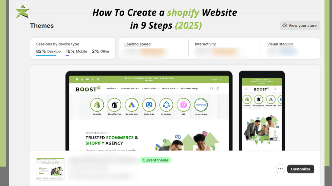 How To Create a Shopify Website in 9 Steps (2025)