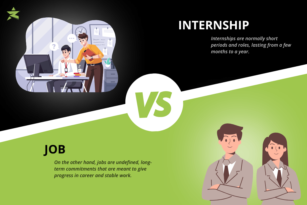 Internship vs. Job: Understanding the Key Differences