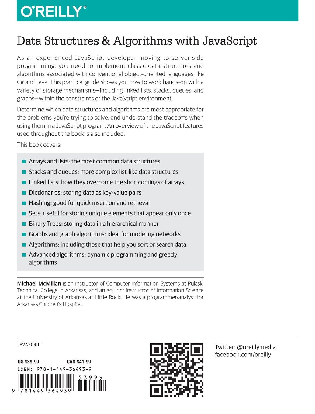Data Structures and Algorithms with JavaScript