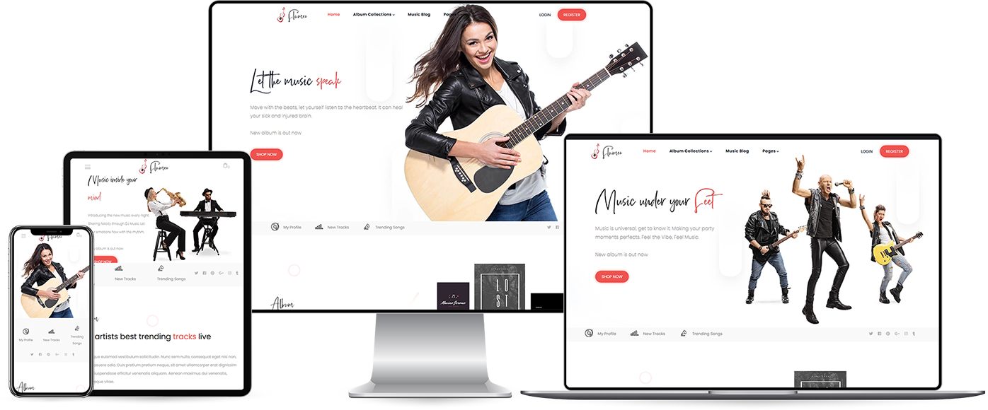 Flamez - Online Music Store Shopify Theme