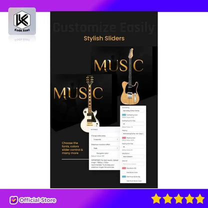 Guitare - Instruments & Music Store Shopify Theme