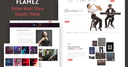 Flamez - Online Music Store Shopify Theme