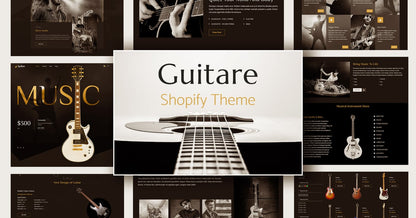 Guitare - Instruments & Music Store Shopify Theme