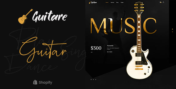 Guitare - Instruments & Music Store Shopify Theme