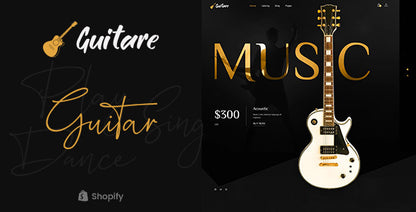 Guitare - Instruments & Music Store Shopify Theme