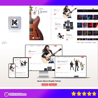 Flamez - Online Music Store Shopify Theme