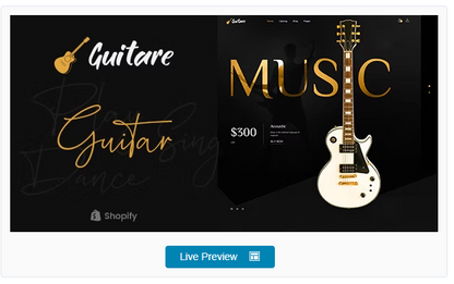 Guitare - Instruments & Music Store Shopify Theme